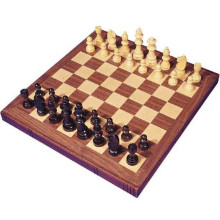 wooden chess board game for two players